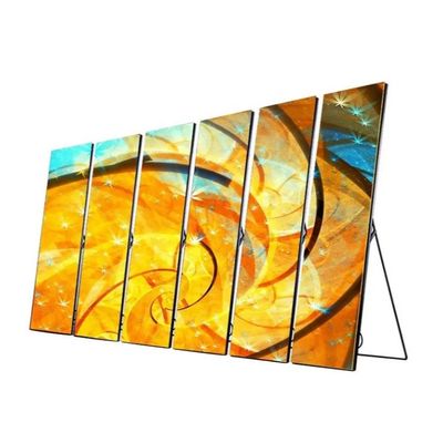1920x640x33mm HD Commercial LED Display Screen Poster Piso para publicidade ao ar livre