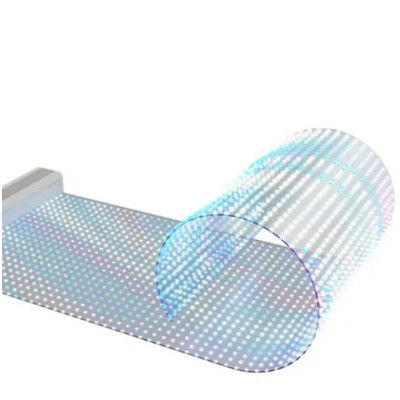 Ecrã de LED transparente a cores inteiras, ver através do vidro transparente LED Screen Wall