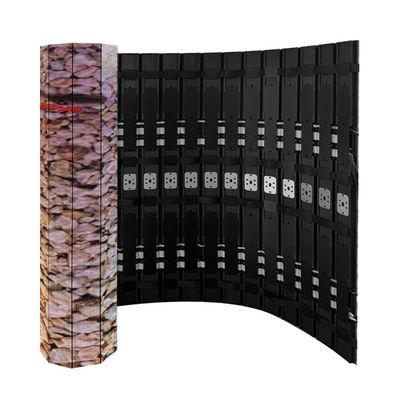 tela de exibição LED de aluguel de rolagem para cima