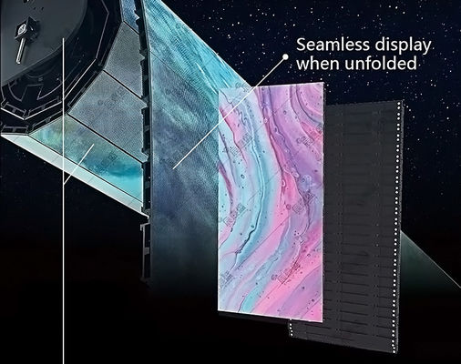 Display LED enrolável flexível P1.5, Design compacto para salas de conferência e reuniões